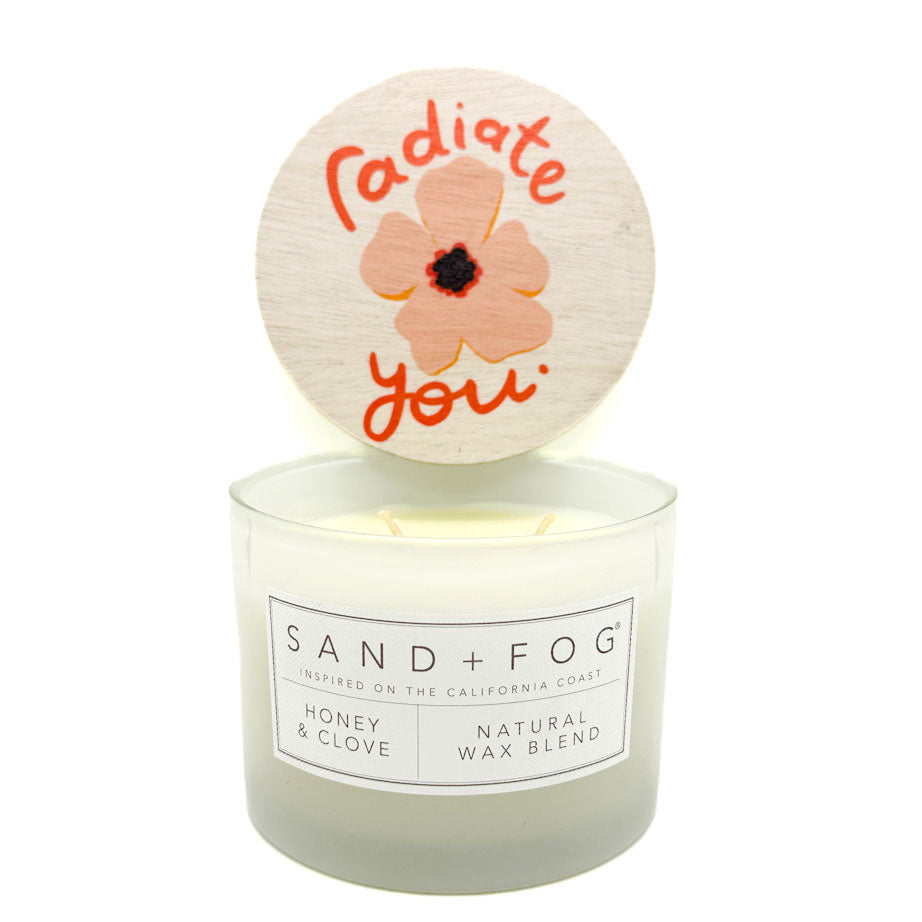 Honey & Clove Scented Candle | SAND + FOG