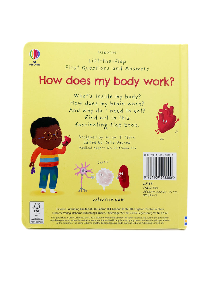 First Questions and Answers: How does my body work? By Daniel Taylor