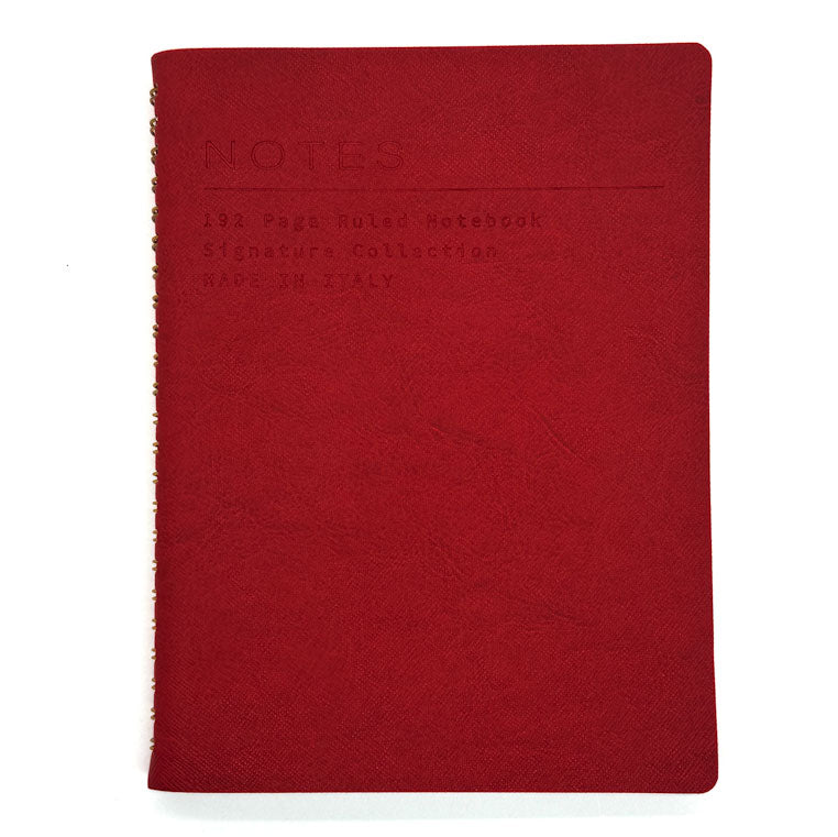 inTempo Firenze Soft Leather A5 Wirebound Notebook