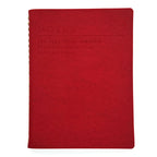 Intempo Red Notebook