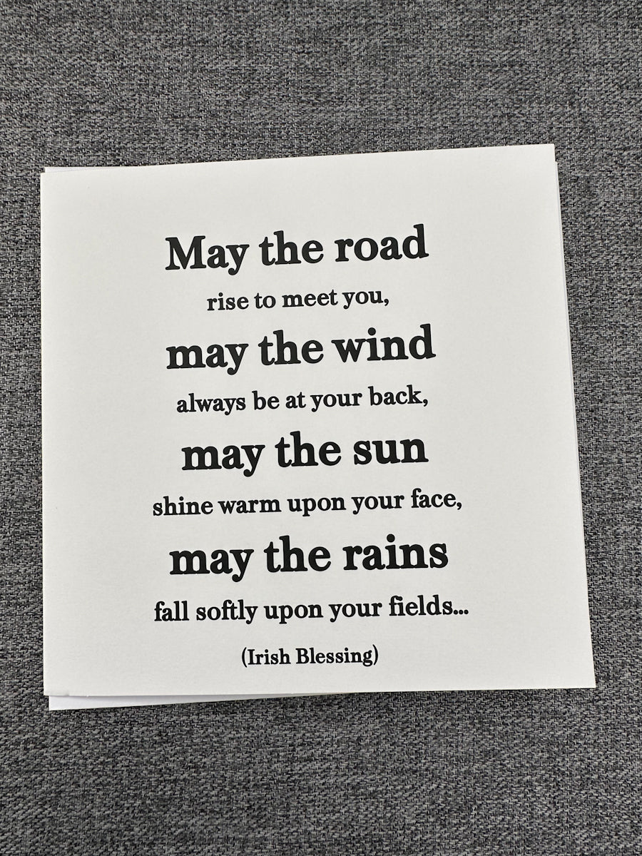 Irish Blessing - Greeting Card