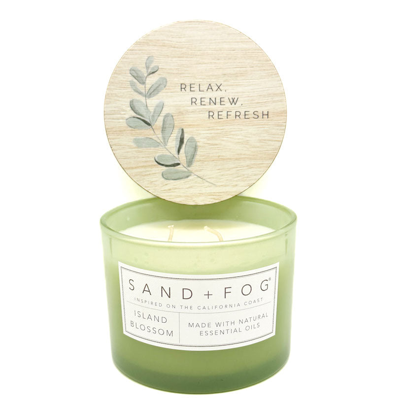 Island Blossom Scented Candle | SAND + FOG