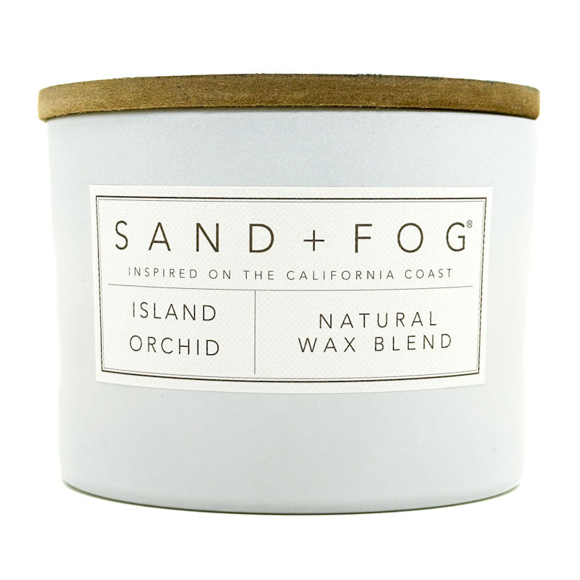 Island Orchid Scented Candle | SAND + FOG