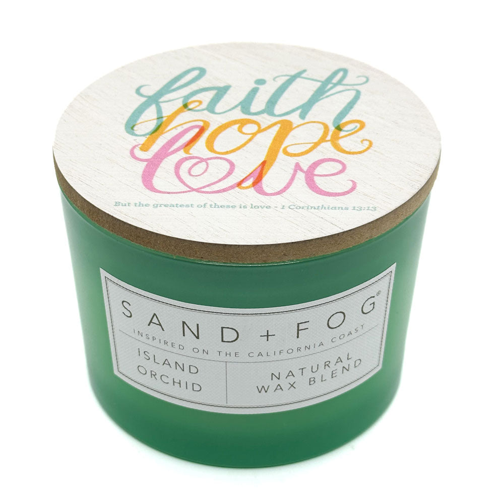 Island Orchid Scented Candle | SAND + FOG