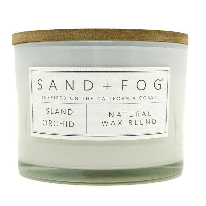 Island Orchid Scented Candle | SAND + FOG