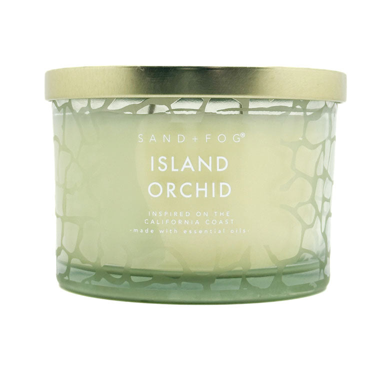 Island Orchid Scented Candle | SAND & FOG