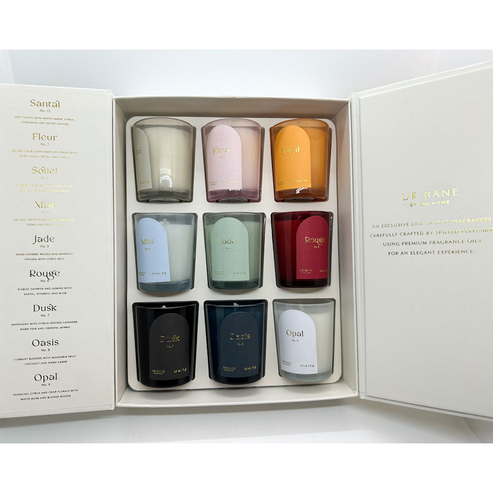 Jolie - Arch 9-Pack Scented Candle Gift Box | Ur•Bane by DW Home