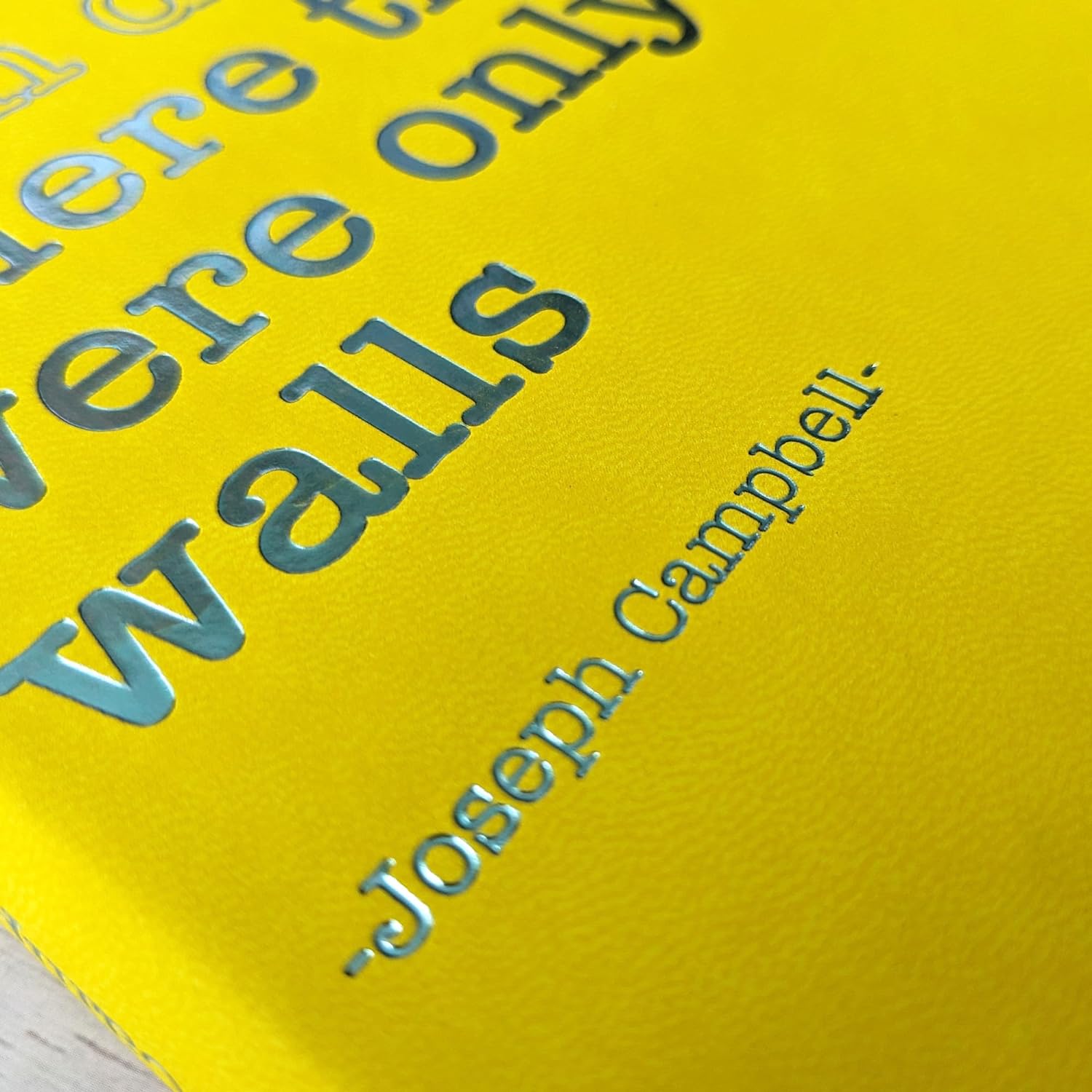 Joseph Campbell Quote Notebook - Follow your bliss and the universe will open doors...