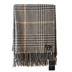 Joshua Ellis Check Tassel Hem Throw