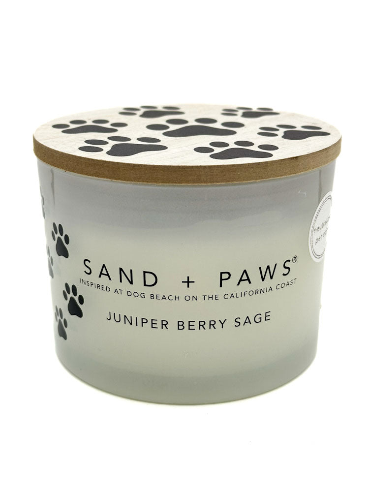 Juniper Berry Sage Scented Candle | SAND + PAWS