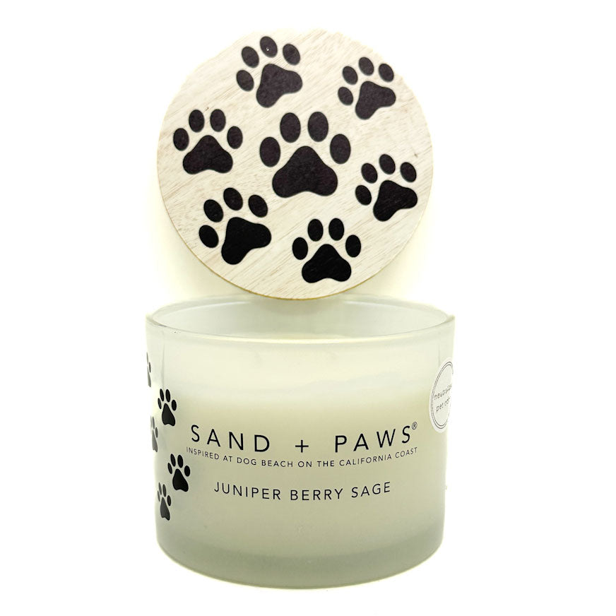 Juniper Berry Sage Scented Candle | SAND + PAWS