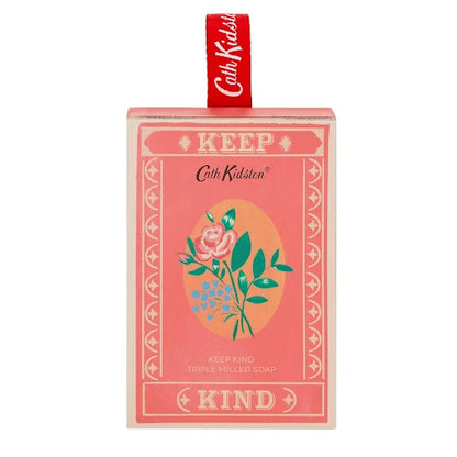 Cath Kidston 'Keep Kind' Cassis-Rose Hanging Matchbox Soap