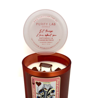 King of My Dreams - Patchouli & Frankincense Scented Candle | PURITY LAB