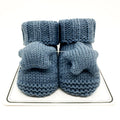 Koala Baby Newborn Gift - Blue Knitted Booties