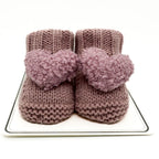 Koala Baby Newborn Gift - Pink Knitted Booties