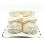 Koala Baby Newborn Gift - Cream Knitted Booties