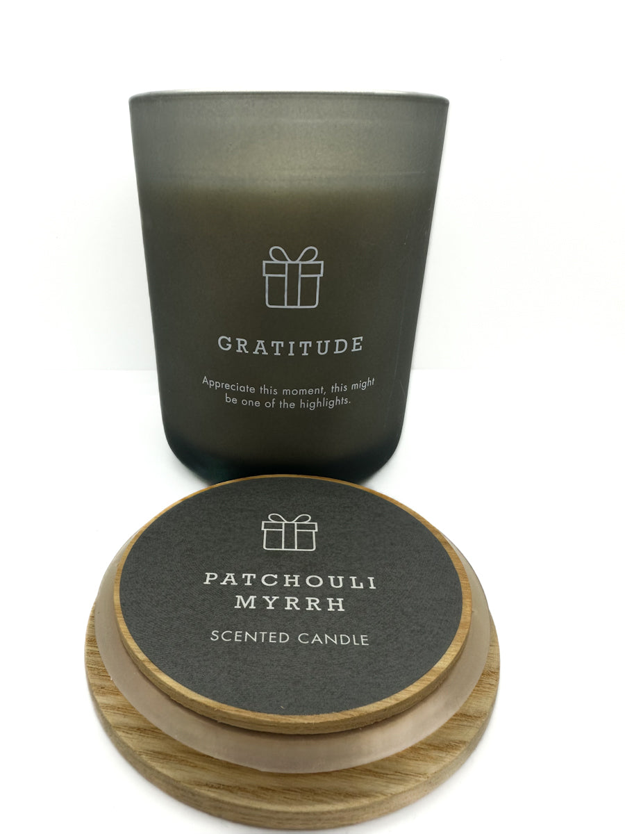 Gratitude - Patchouli Myrrh Scented Candle | LAB Candles