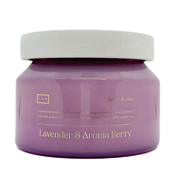 Lavender & Aronia Berry Scented Candle | LAB Candles