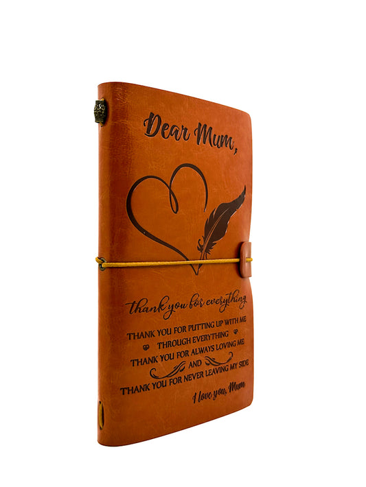 Dear Mum - Leather Organiser