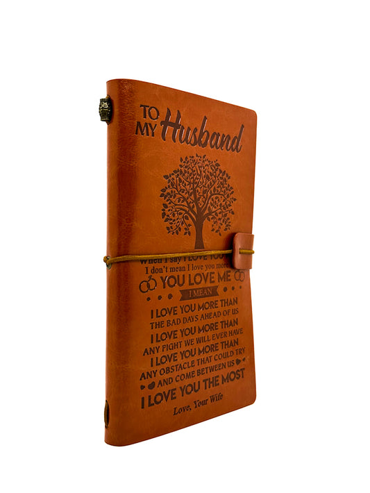 To my Husband - Leather Organiser