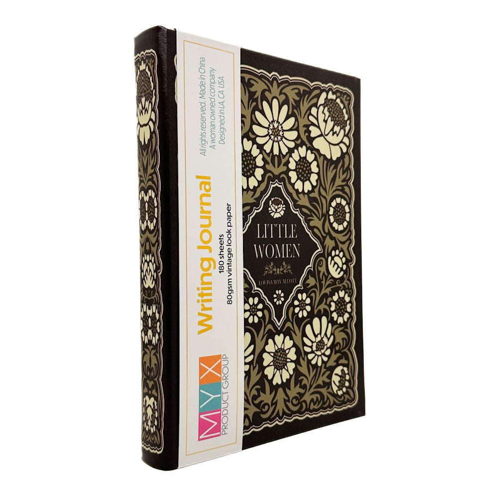 Little Women writing journal with decorative cover and visible branding on a white background