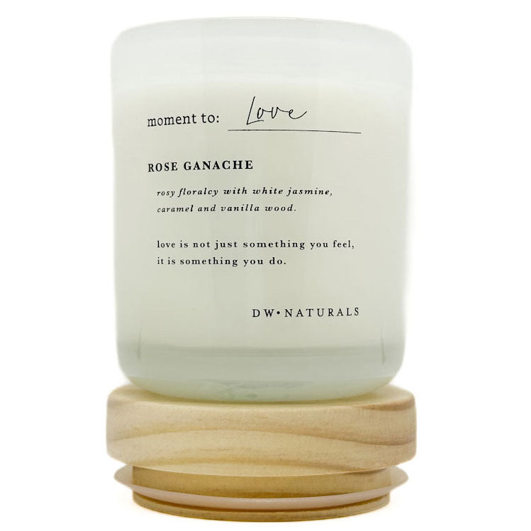 Moment to love - Rose Ganache Scented Candle | DW Home