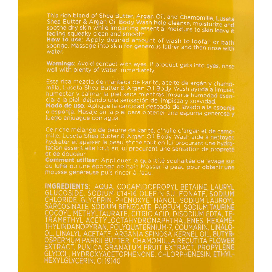 Shea Butter & Argan Oil Body Wash