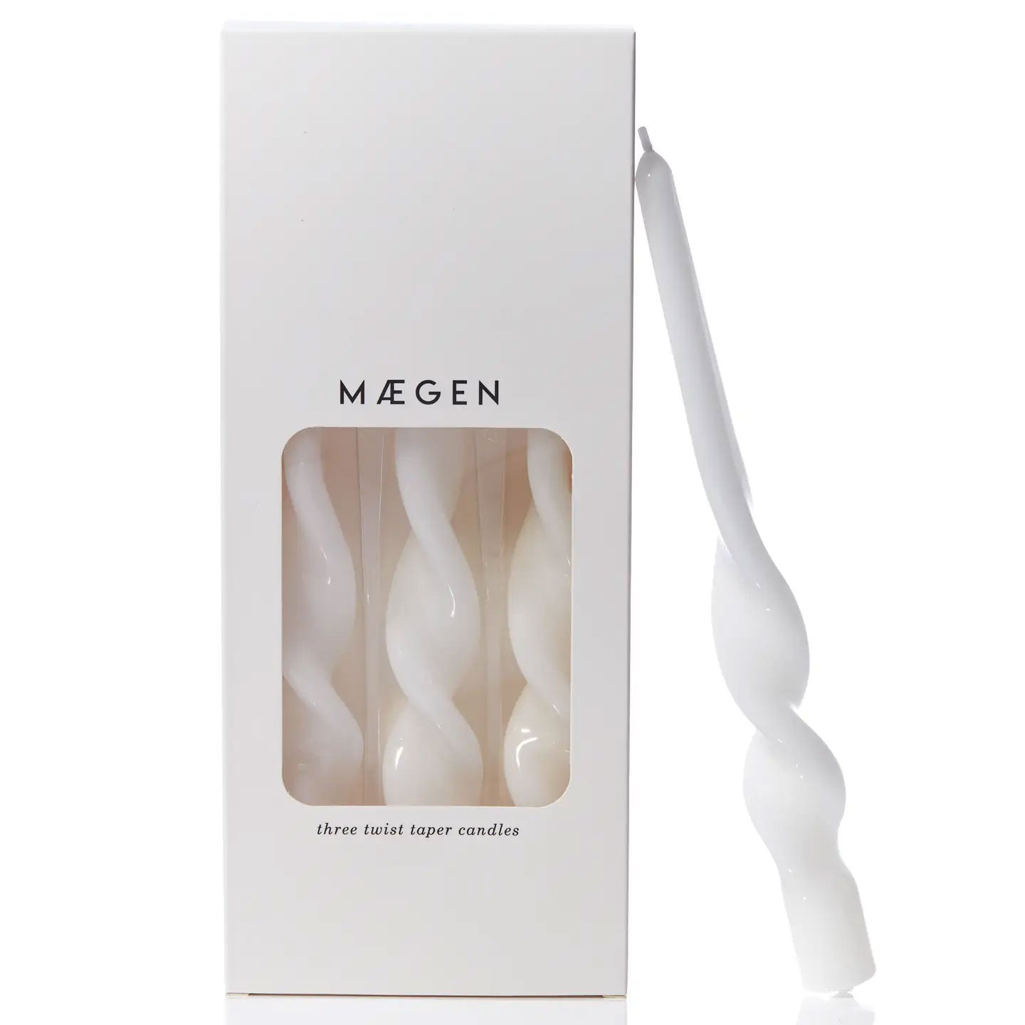 Twist Taper Candles - Pack of 3 | MAEGEN