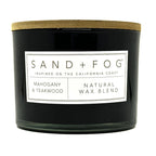 Mahogany & Teakwood Scented Candle | SAND + FOG