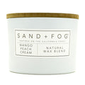 Mango Peach Cream Scented Candle | SAND + FOG