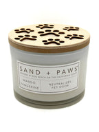 Mango Tangerine Scented Candle | SAND + PAWS
