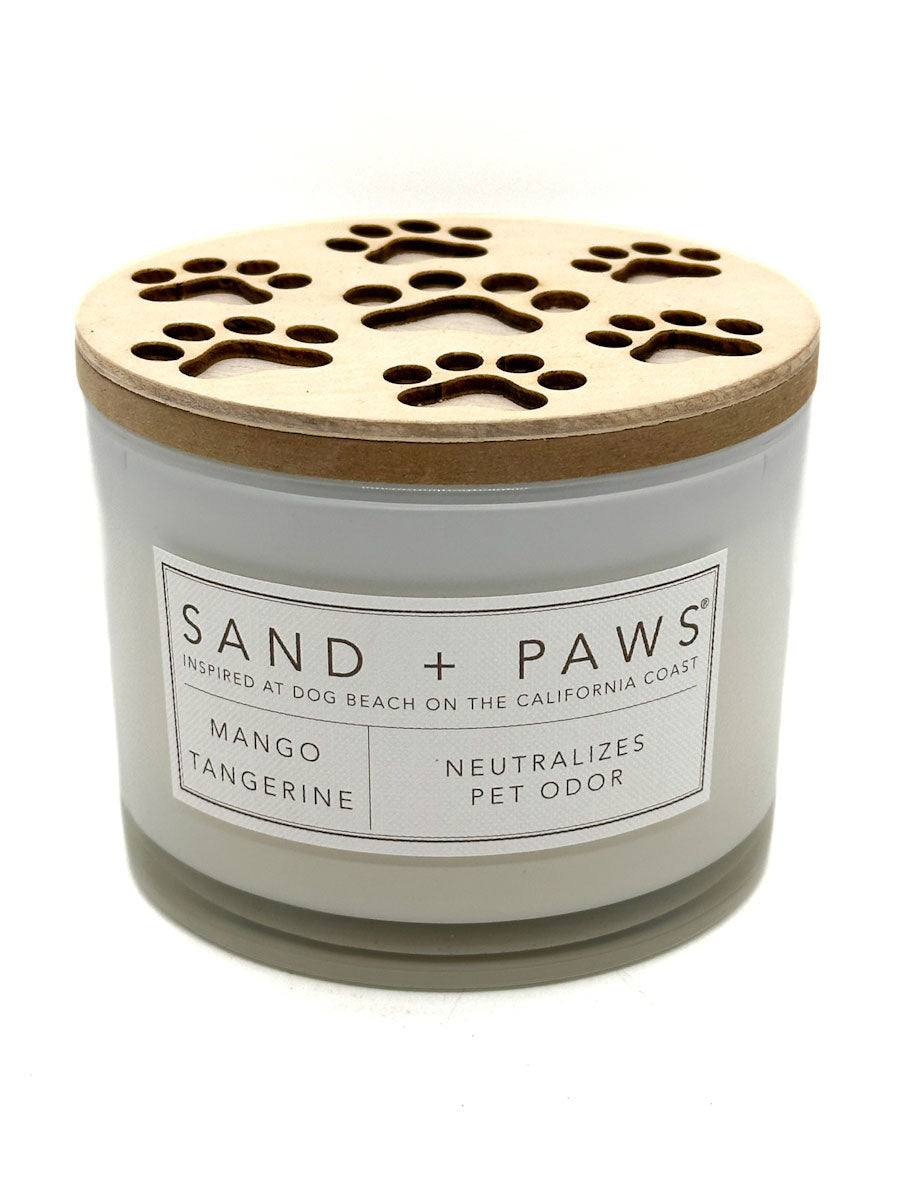 Mango Tangerine Scented Candle | SAND + PAWS