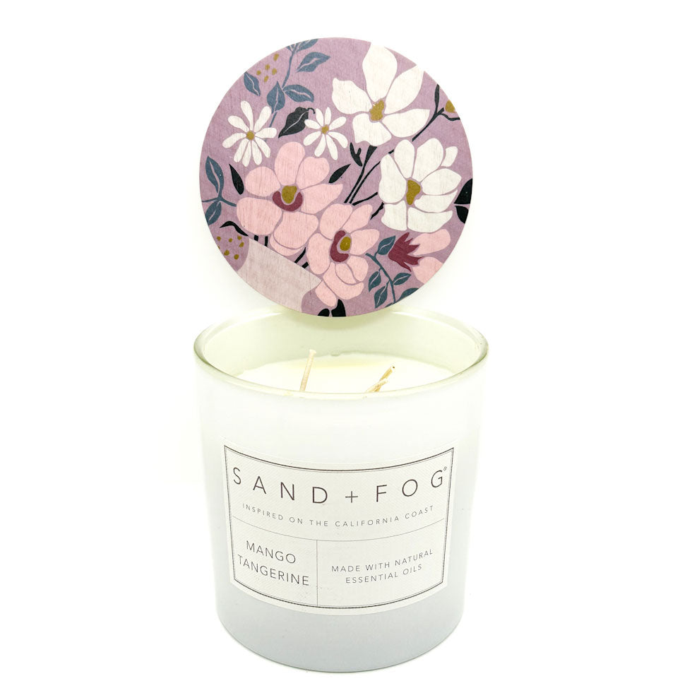 Mango Tangerine Scented Candle - 595g | SAND & FOG