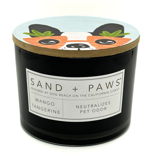 Mango Tangerine Scented Candle | SAND + PAWS