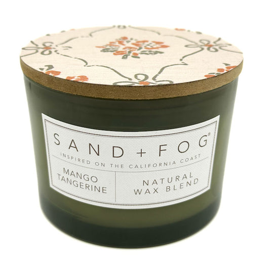 Mango Tangerine Scented Candle | SAND & FOG