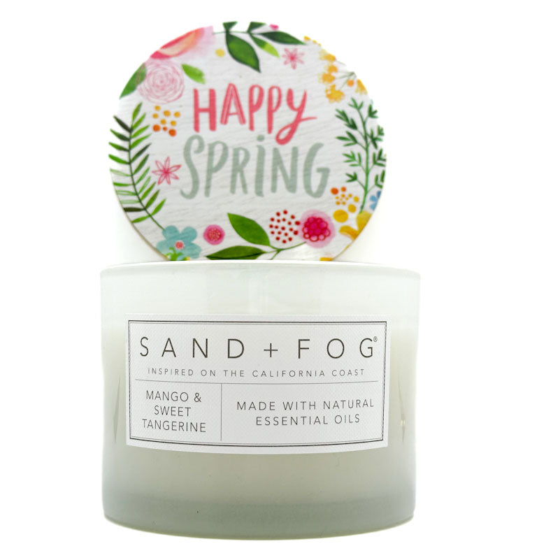 Mango & Sweet Tangerine Scented Candle | SAND + FOG