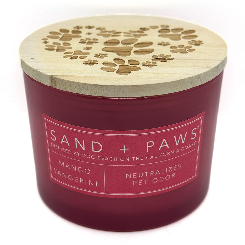 SAND + PAWS Pink Mango Tangerine Candle