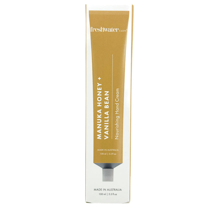 Manuka Honey + Vanilla Bean Nourishing Hand Cream - 100ml | Freshwater Farm Australia