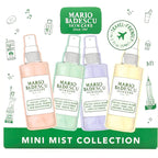 Mario Badescu mini mist collection with four bottles on a white background
