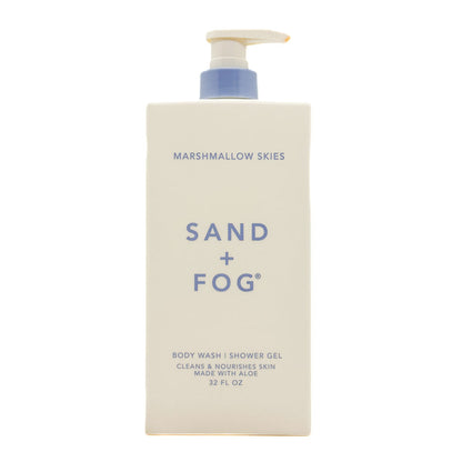 Sand + Fog Marshmallow Skies Body wash | shower gel bottle on a white background