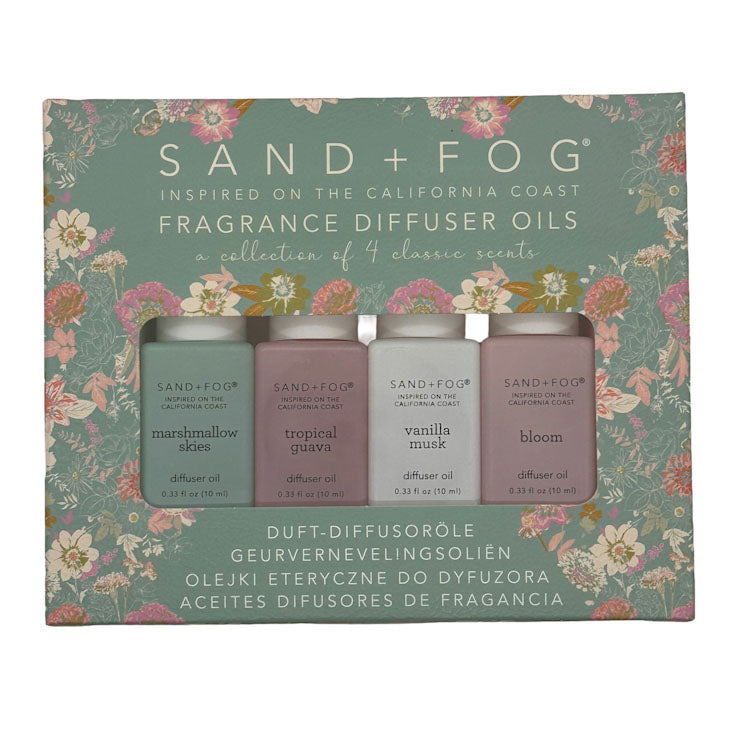 Fragrance Diffuser Oils - Marshmallow Skies - Tropical Guava - Vanilla Musk - Bloom - SAND + FOG