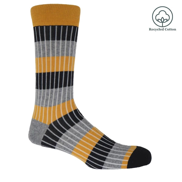 Chord Men's Socks - Mustard | Peper Harow