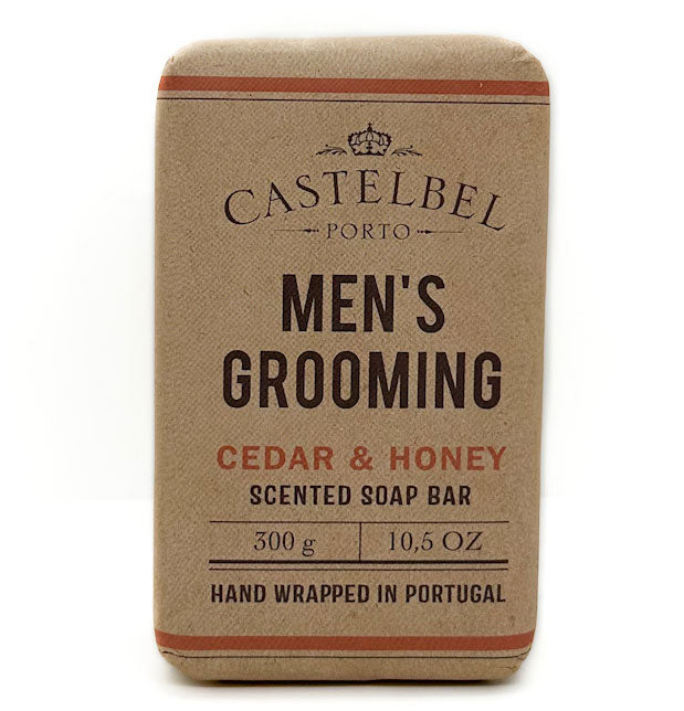 Men's Grooming Cedar & Honey Scented Soap Bar | CASTELBEL