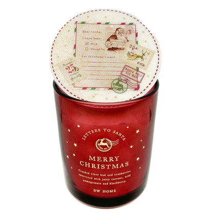 Letters To Santa - Merry Christmas Scented Candle | DW Home