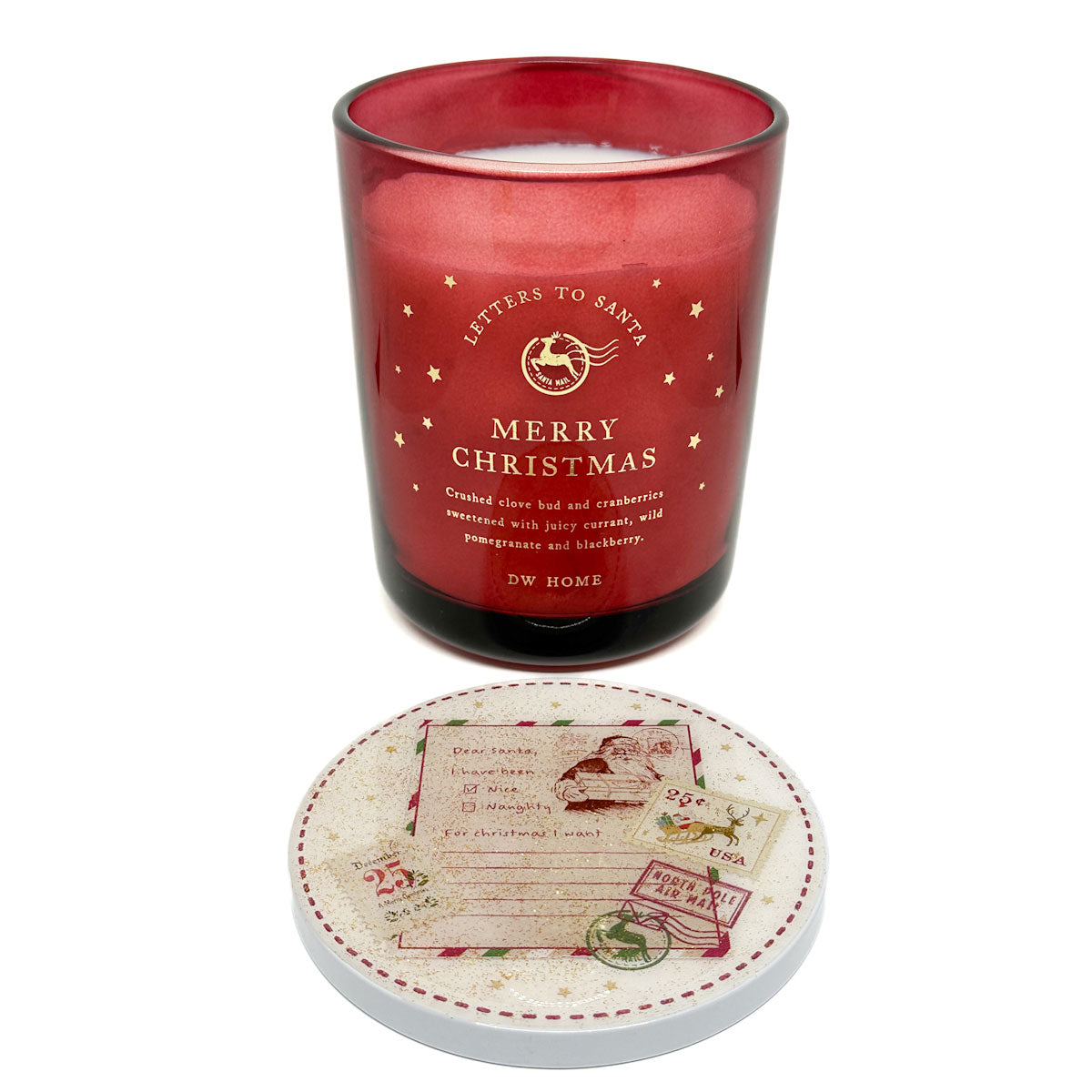 Letters To Santa - Merry Christmas Scented Candle | DW Home