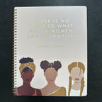 Michelle Obama Quote Notebook - There is no limit to what we as women can accomplish