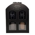 DW Home Midnight Collection candle set packaging with four candles inside.