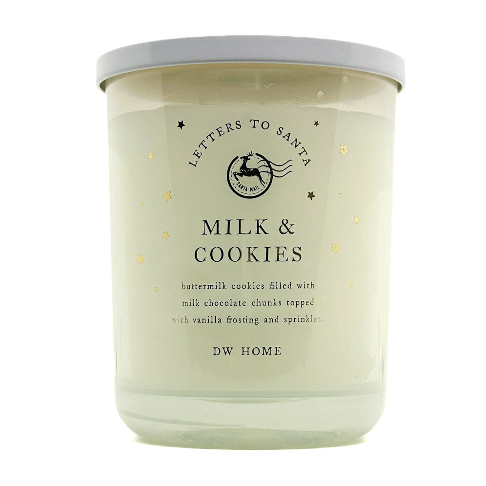Letters To Santa - Milk & Cookies Scented Candle | DW Home