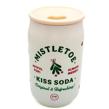 Mistletoe Kiss Soda Scented Candle | DW Home