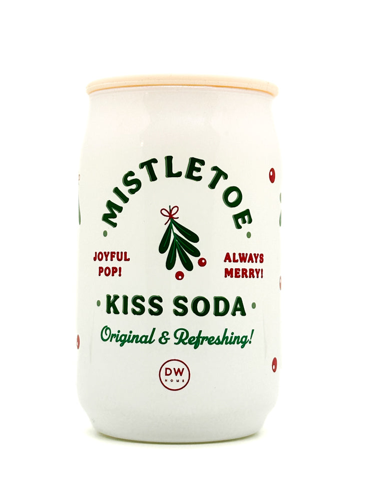 Mistletoe Kiss Soda Scented Candle | DW Home